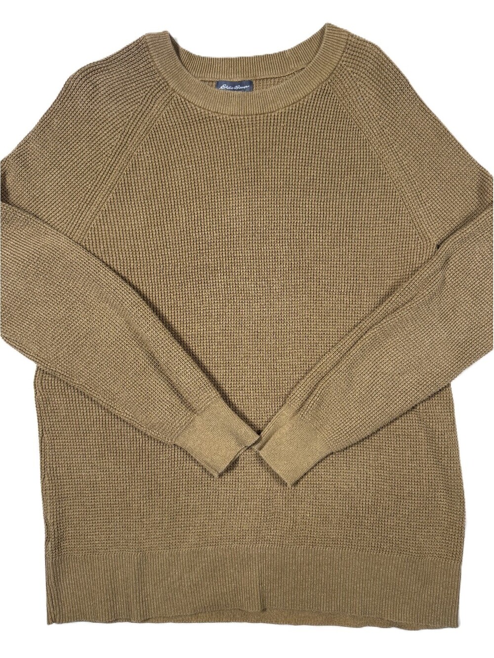 Eddie Bauer Women's Long Sleeve Sweater Medium Gold